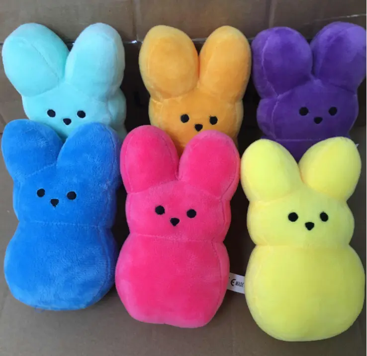 38cm 15cm peeps plush bunny rabbit peep Easter Toys Simulation Stuffed Animal Doll for Kids Children Soft Pillow Gifts girl toy