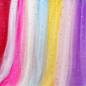Vải Lưới Vải Tuyn Vải Organza Sáng Bóng Lấp Lánh Cho Nữ Áo Cánh Đầm Dự Tiệc