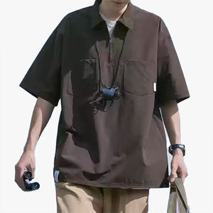 Camiseta Polo de Manga Corta para Hombre, Camiseta de Moda de Marca Moderna, Personalizable, Estilo Retro, Holgada, de Verano, de Media Manga - Product Image 6