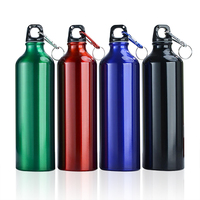 Bouteille isotherme de luxe en aluminium avec logo personnalisé, isolation sous vide 6-12 heures, pour cyclisme, 400ml, 500ml, 600ml, 750ml, 1000ml, vente en gros