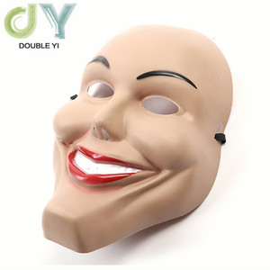 Masque facial souriant <span class=keywords><strong>d</strong></span>'Halloween, masque de cosplay sur le thème du <span class=keywords><strong>film</strong></span> <span class=keywords><strong>d</strong></span>'<span class=keywords><strong>horreur</strong></span> - Product Image 3