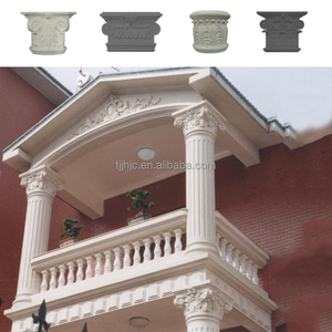 Columna EPS de alta densidad Capital y Base Diseño personalizado Columna Exterior EPS Molduras decorativas Moldes de hormigón Precio de fábrica - Product Image 6