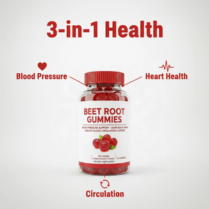 Permen Kunyah Akar Bit Organik dengan Ekstrak Biji Anggur, Mendukung Tekanan Darah & Daya Tahan, Bebas Gula, Rasa Berry untuk Pria & Wanita - Product Image 2