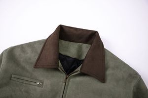 Vente en gros de vestes coupe-vent chaudes thermiques d'hiver en <span class=keywords><strong>daim</strong></span> pour hommes de haute qualité personnalisées promotionnelles - Product Image 5