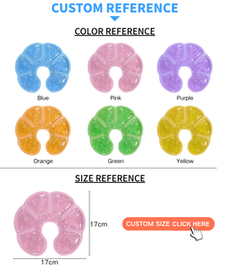 Reusable Breast Freezer Pad Therapy Pack Decrease Engorgement Hot Cold Gel Beads Breast <b>Nursing</b> Pads - Product Image 3
