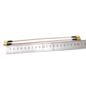 Alta qualità 20CM SMA maschio a femmina MF Jack Wifi Router <span class=keywords><strong>Antenna</strong></span> cavo di prolunga connettore filo di rame placcato oro - Product Image 6