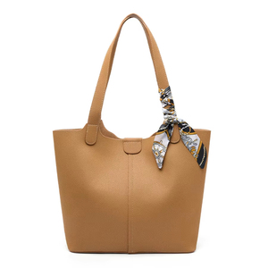 Sac fourre-tout antivol en cuir véritable grain litchi souple avec fermoir à fermoirs, grande capacité, pour femme, porté épaule ou croisé, personnalisable - Product Image 1