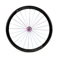 POLSO WS008 Assemblé 700C ensembles de roues fixie de vélo à pignon fixe avec jante en alliage