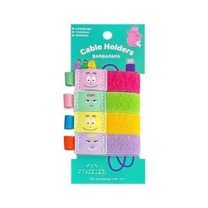 Supports de câbles élégants, ensemble de 4 couleurs, attaches Velcro réutilisables pour fil d'écouteurs, fil électrique - Product Image 5