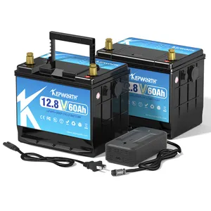 Kepworth nuova batteria di accumulo di energia 12v 60Ah 80Ah 100Ah 120Ah 240Ah Lifepo4 con batteria BMS Tax 120Ah Lifepo4