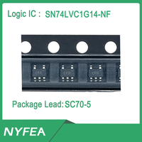 Chip Lógico Original SN74LVC1G14, Inversor Schmitt de 1 Canal, SOT23-5, Reemplazo Directo de JSM1G14, Componentes Electrónicos