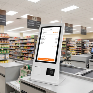 All-in-One POS Device 15.6" Self Service Payment Kiosk Terminal Cash Register <b>Printer</b> <b>Scanner</b> POS System <b>with</b> NFC - Product Image 1