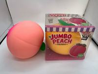 Jouets Squishy Géants 45CM en PU à Remontée Lente, Fruits et Légumes (Banane, Fraise, Raisin, Carotte, Fromage) – Jouet Anti-Stress et Fidget