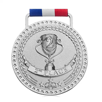 Médaille en métal plaqué or en alliage de zinc personnalisée à prix abordable