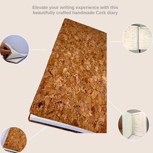 Set Regalo Aziendale Ecologico con Bottiglia d'Acqua in Bambù, Diario Artigianale, Penna, Portachiavi e Segnalibro in Legno con Motivo a Nuvole - Product Image 5