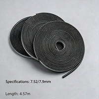 Scellant en caoutchouc butyle étanche de 7,9 mm pour portières de voiture, colle butyle en spirale pour rénovation, scellant pour phares