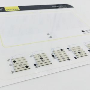 Membrane de guitare en acrylique PC pour écran musical, transparente, impression PMMA, couleur personnalisée CMYK - Product Image 3