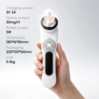 Appareil de thérapie auriculaire à l'ozone portable BLUEWORTH VOE-01 pour chiens et chats, traitement des infections d'acariens auriculaires et de l'otite, sortie d'ozone de 50 mg/h, clair
