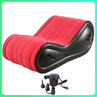 Sillón Inflable Sexy, Sofá Individual de PVC, Cama para Adultos, Silla de Amor, Plegable, Portátil, Multifuncional para Salas de Estar