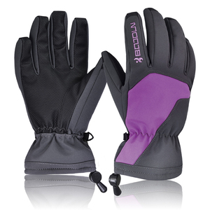Wholesale adult ski gloves winter waterproof and cold windproof warm gloves for men women - Product Image 3