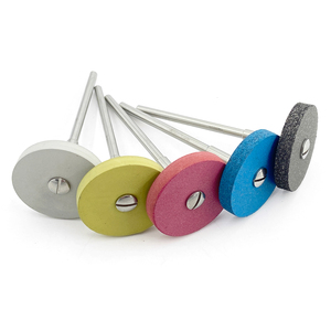 Outils dentaires 3*22mm roues de polissage en caoutchouc diamant pierre tête de meulage pour zircone porcelaine <span class=keywords><strong>céramique</strong></span> couronnes polissage - Product Image 5