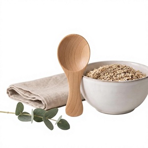 Cuchara Clásica de Madera con Mango Largo, Ecológica, con Acabado Espejo, para Granos de Café, Azúcar, Té y Regalos - Product Image 3