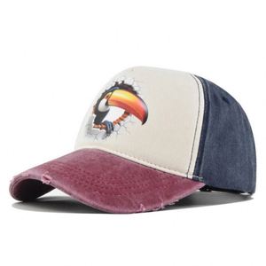 Casquettes de baseball imprimées avec logo, effet vieilli et délavé, protection solaire, style sport, Gorra, Rétro, Vintage, Dad Hat - Product Image 3