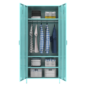 <span class=keywords><strong>Precio</strong></span> de fábrica Gabinete de almacenamiento para el hogar Sala de estar Dormitorio Armario con pies de pie Casa familiar de acero Armario de una sola puerta - Product Image 1