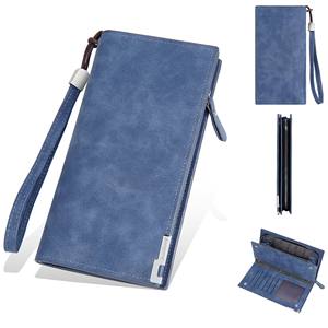 THK0323 Monedero para hombre Tarjetero Bolso de mano de negocios Cartera impermeable larga de viaje retro para hombres - Product Image 4