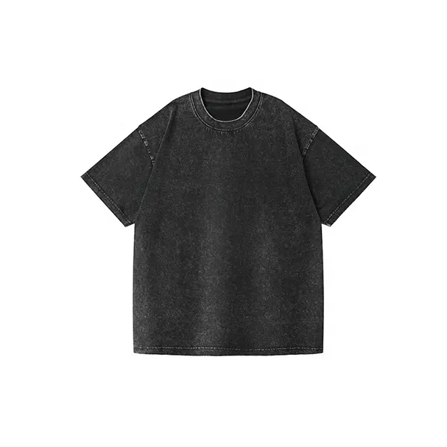 OEM 2024 уличная одежда на заказ большие размеры Мужская Толстая Винтажная футболка с открытыми плечами для мужчин Оптовая Продажа Лучшее качество унисекс