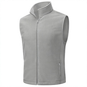 Men's Winter <b>Fleece</b> Vest Lightweight Sleeveless Jacket Stand Golf Running Hiking Breathable Warm Outdoor Sports Wholesale Bulk - Product Image 1