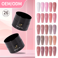 Gel d'extension d'ongles en vrac, sans HEMA ni TPO, 300 couleurs, en pots de 30g, pour extension d'ongles, vente en gros, logo personnalisé, directement de l'usine OEM