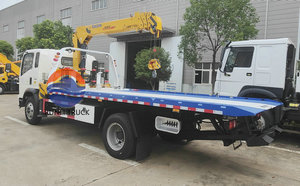 <span class=keywords><strong>Camion</strong></span> de dépannage HOWO RHD de qualité supérieure <span class=keywords><strong>avec</strong></span> <span class=keywords><strong>grue</strong></span> et élévateur sous-roue pour la vente - Product Image 6