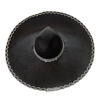 Chapeau Fedora à large bord en feutre réglable pour tenue décontractée, Cinco de Mayo, fête costumée ou carnaval