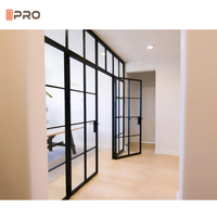 Nouvelle cloison de bureau APRO 2024, dernier design Brooklyn, avec verre dépoli, PAROI DE SÉPARATION ÉTANCHE pour salon