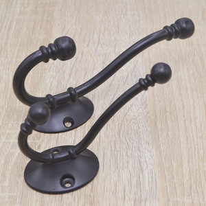 Zinc Alloy <b>Wall</b> Mounted Coat <b>Hook</b> Round Shape For Door Or <b>Wall</b> Use - Product Image 1