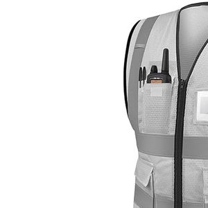 Chaleco de seguridad de moda de nuevo diseño de buena calidad precio razonable ropa de hombre personalizado Hi Vis ropa de trabajo de invierno chaleco de seguridad - Product Image 4