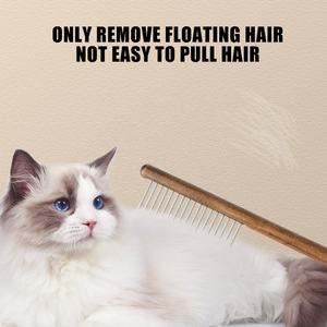 <span class=keywords><strong>Pettine</strong></span> per capelli da toelettatura per cani e gatti con manico in legno a sei stili di lusso all'ingrosso della fabbrica - Product Image 5