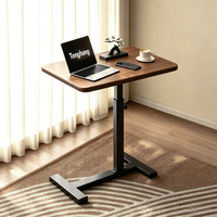 Table de chevet réglable en hauteur Tenghang avec rotation à 360° °   Bureau d'ordinateur portable rotatif et mobile pour la maison, pliable pour l'étude et l'écriture à domicile ou au bureau