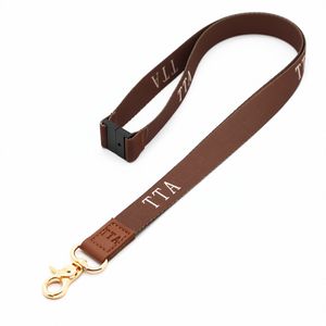 Custom Promotional Gifts Thickened Polyester Lanyard Keychain High Quality Metal Clasp Eco-Friendly Durable Safety Buckle Neck