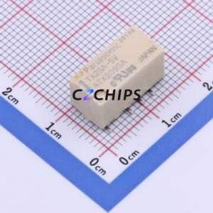TX2SA-5V Signal Relay SMD,7.4x15mm Relay 5V 2 Changeover: 2C (DPDT-Changeover)::: 220V-DC Silver + Gold Plated - Product Image 1