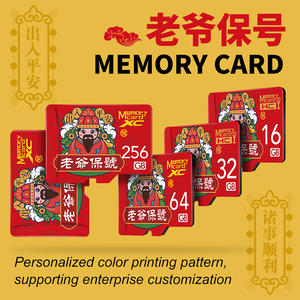 Carte Micro TF U3 haute vitesse 128 Go/256 Go/<span class=keywords><strong>512</strong></span> Go motif traditionnel chinois Dieu richesse bénisse Style Mini carte mémoire <span class=keywords><strong>SDXC</strong></span> en Stock - Product Image 2