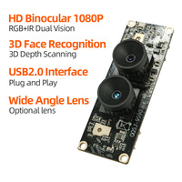 Module de caméra double 1080P RGB+IR binoculaire synchronisé pour vision stéréo 3D, réconstruction 3D, mesure de profondeur VR, 30fps, GC2093 OV2735