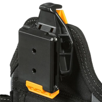 Porte-outils multifonctionnel à clipser sur ceinture avec boucle en plastique, durable et écologique, couleur verte, ClipTech Hubs