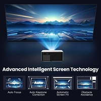 Proyector de TV Inteligente Android 8K, 1000ANSI, Alto Lumen, Digital, Wifi, Proyector 1080P Full HD