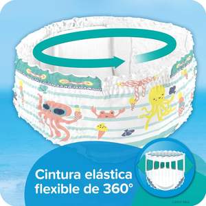 Pañales de Natación Splashers 100% al por Mayor, Talla Mediana, 11 Unidades, Fáciles de Quitar, Diseño Estampado, Para Bebés de 3 Meses en Adelante - Product Image 4