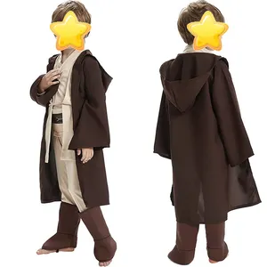 Halloween Feestshow Kostuums Anime Kinderen Jedi Ridder Klassieke Personages Kinderen Cosplay Kostuums