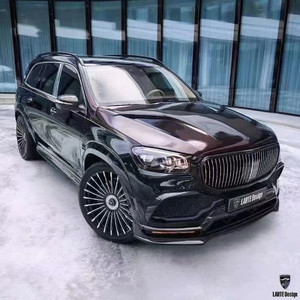 สำหรับ Mercedes-Benz GLS Maybach สภาพใหม่ ชุดแต่งคาร์บอนไฟเบอร์ LD-Style สำหรับดิฟฟิวเซอร์หน้า ชุดแต่งตัวถัง GLS อัพเกรด - Product Image 2