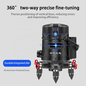 Nhà Máy Hot Bán 2 3 5 Chéo Dòng <span class=keywords><strong>Laser</strong></span> Cấp Tự San Lấp Mặt Bằng <span class=keywords><strong>360</strong></span> Xoay Trong Nhà Ngoài Trời Màu Xanh Lá Cây Bán Kính Xoay Trực Tiếp Horizo - Product Image 4