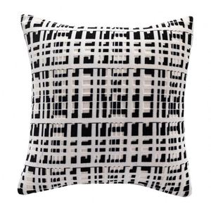 Housse de coussin décorative de luxe texturée géométrique, douce et veloutée, pour canapé, salon, voiture, bureau, appartement. - Product Image 5